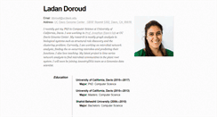 Desktop Screenshot of ladandoroud.com